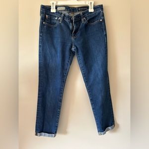 AG Adriano Goldschmied Stilt Roll-Up Crop Jean in Size 27